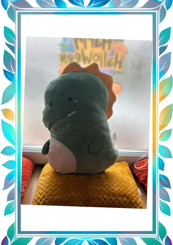 Coussin relaxant et doux dinosaures